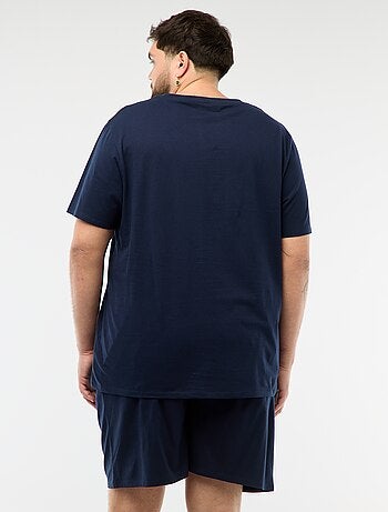 Pijama curto estampado 'One Piece' - 2 peças