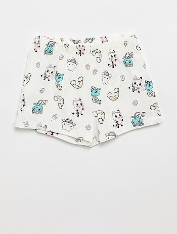 Pijama curto 'Gabby e a casa mágica' - 2 peças