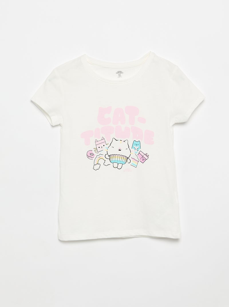 Pijama curto 'Gabby e a casa mágica' - 2 peças Branco - Kiabi