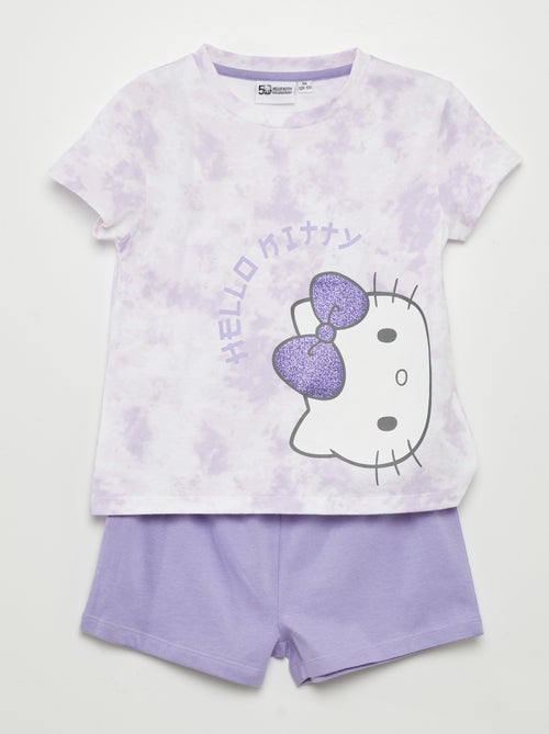 Pijama curto 'Hello Kitty' - 2 peças - Kiabi