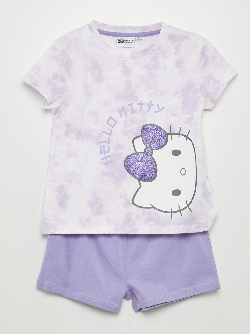 Pijama curto 'Hello Kitty' - 2 peças BRANCO - Kiabi