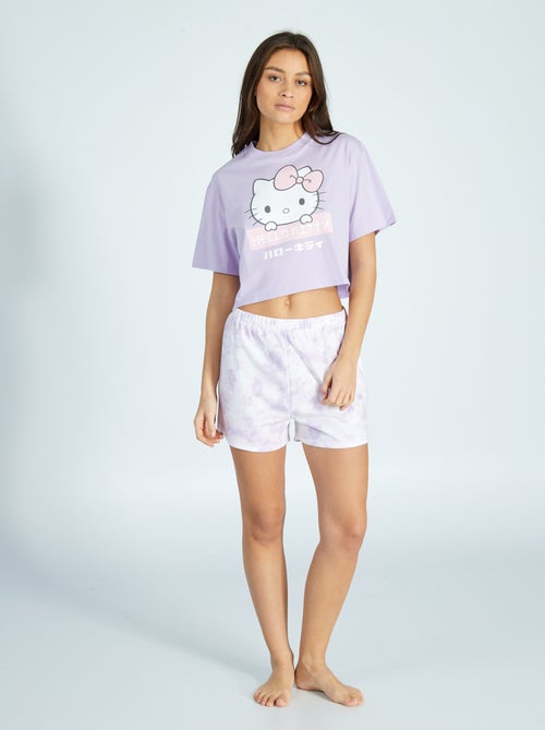 Pijama curto 'Hello Kitty' - 2 peças - Kiabi