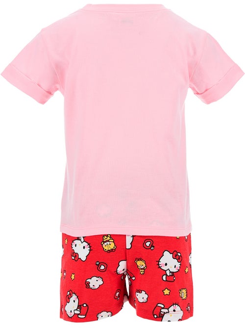 Pijama curto hello kitty rosa menina | licença oficial - Kiabi Pijama curto hello kitty rosa menina | licença oficial - Kiabi