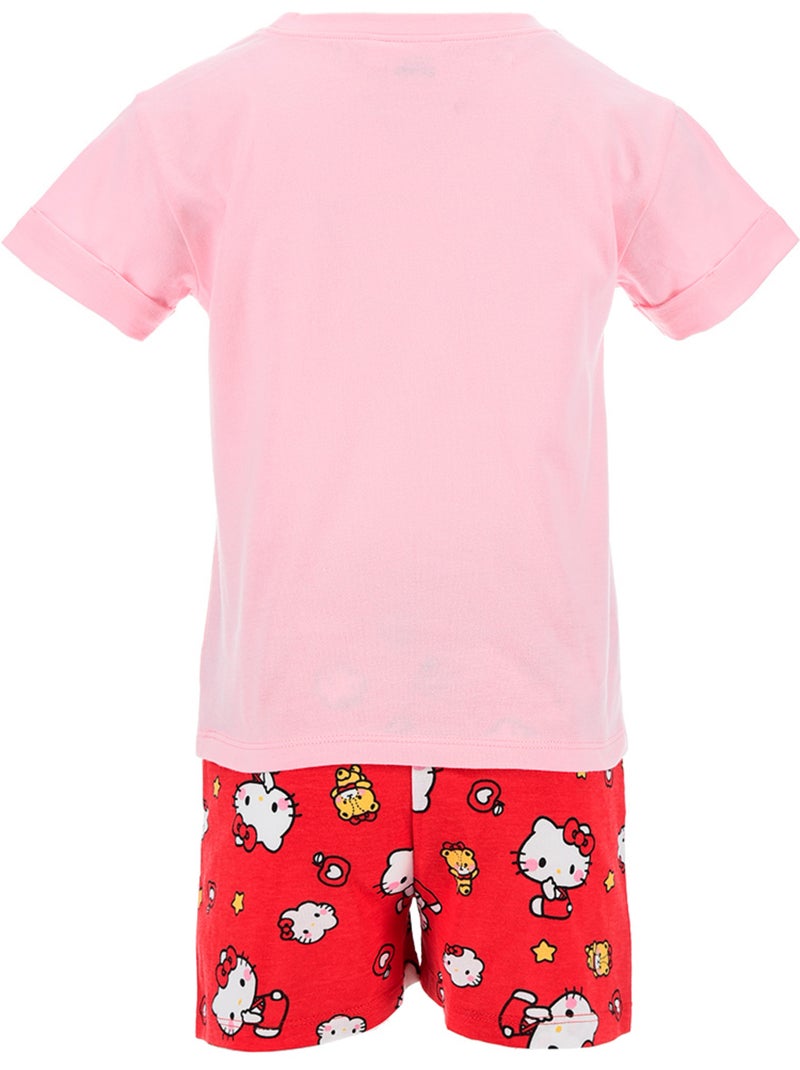 Pijama curto hello kitty rosa menina | licença oficial Rosa - Kiabi