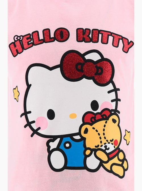 Pijama curto hello kitty rosa menina | licença oficial - Kiabi Pijama curto hello kitty rosa menina | licença oficial - Kiabi