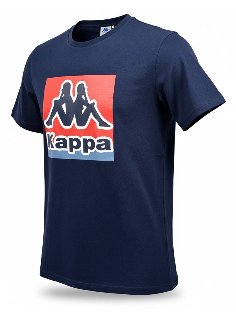 Pijama Curto Homem Algodão KAPPA Azul-cinza - Kiabi