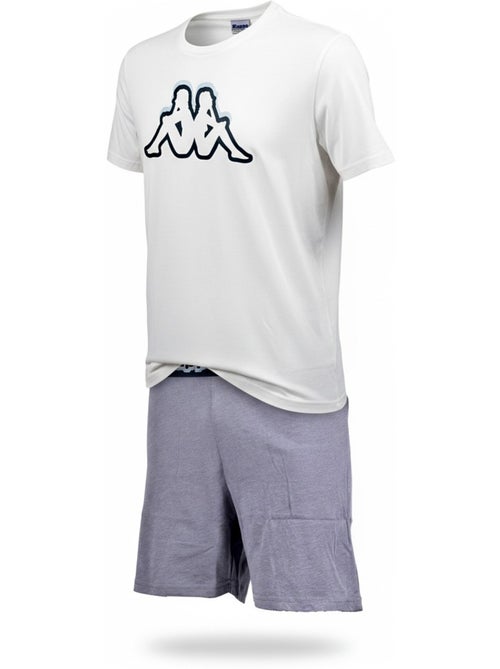 Pijama Curto Homem Algodão KAPPA - Kiabi