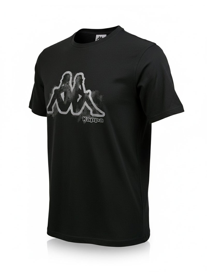 Pijama Curto Homem Algodão KAPPA Preto - Kiabi