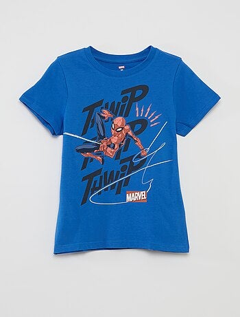 Pijama curto 'Homem-Aranha' 'Marvel' - 2 peças