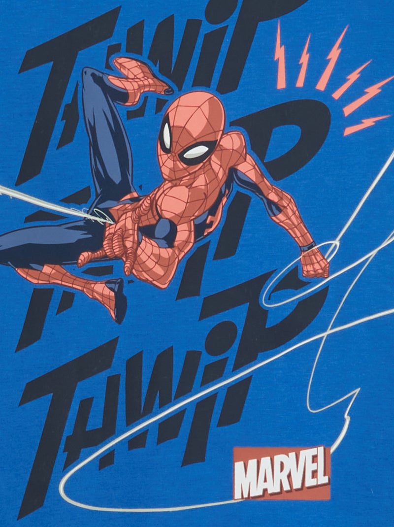 Pijama curto 'Homem-Aranha' 'Marvel' - 2 peças AZUL - Kiabi