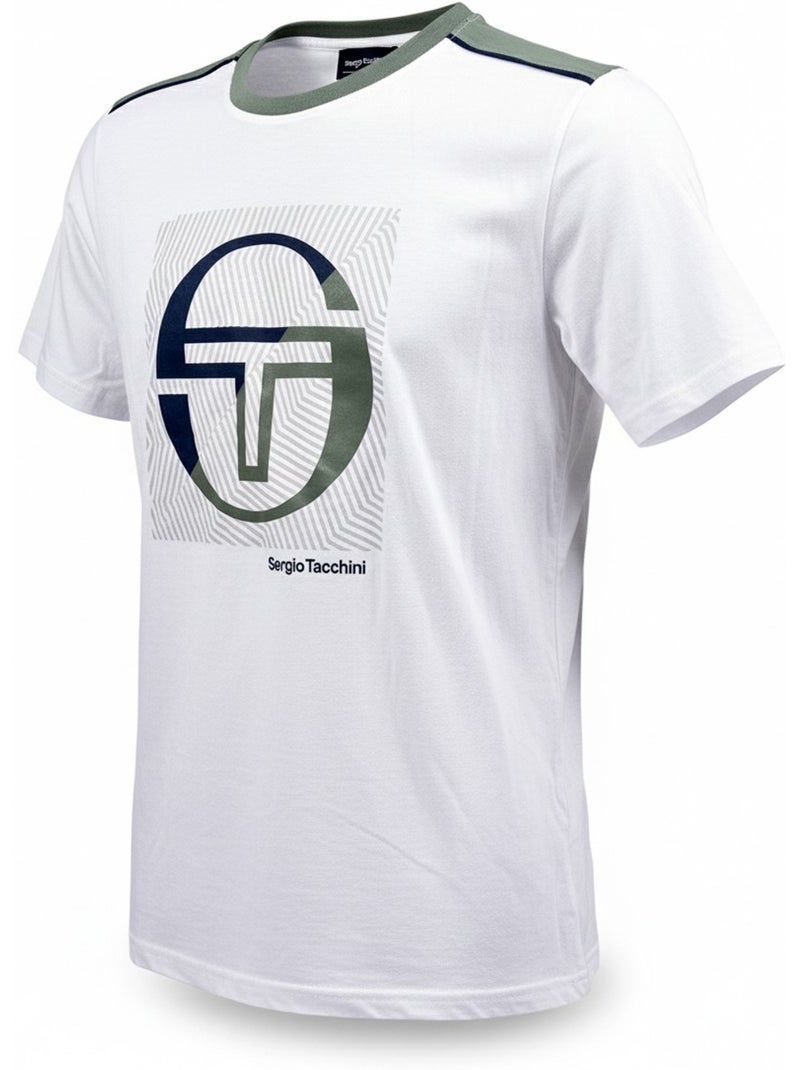 Pijama Curto Homem SERGIO TACCHINI Branco/Cáqui - Kiabi