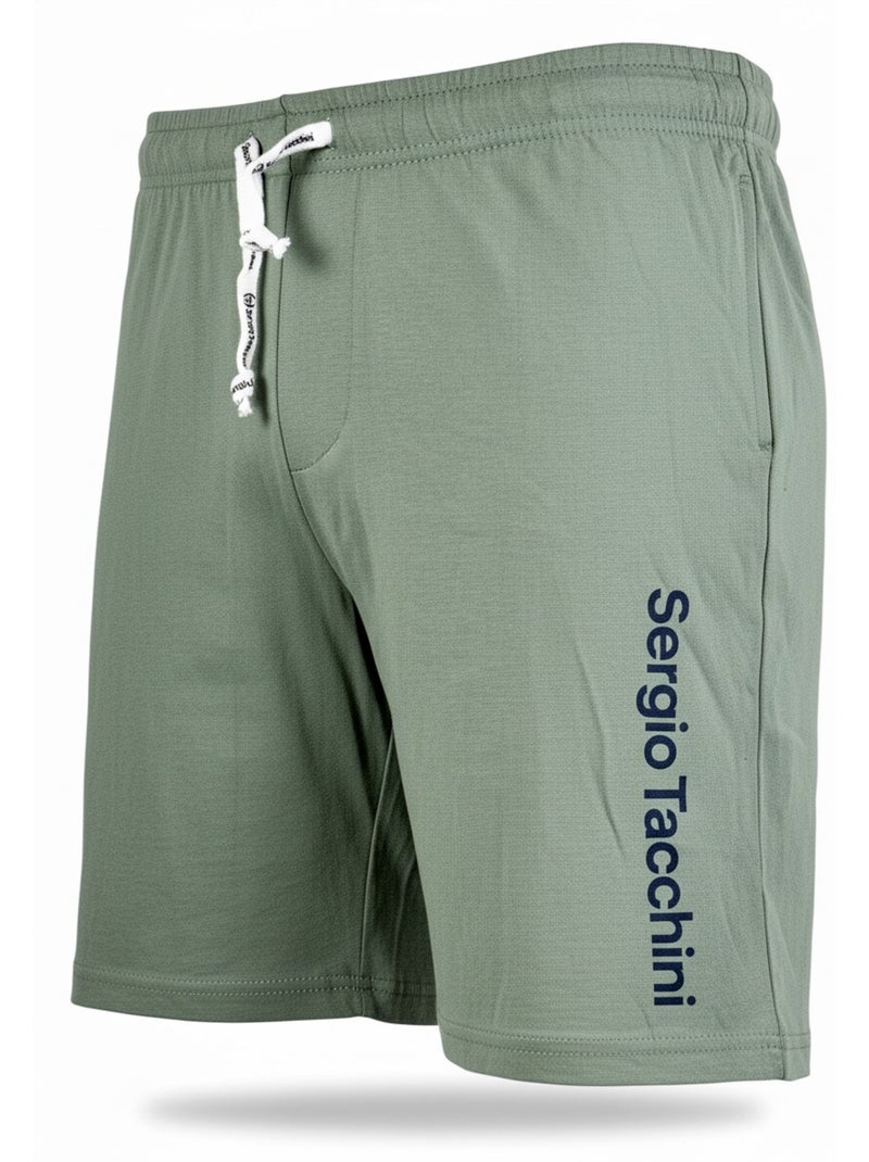 Pijama Curto Homem SERGIO TACCHINI Branco/Cáqui - Kiabi