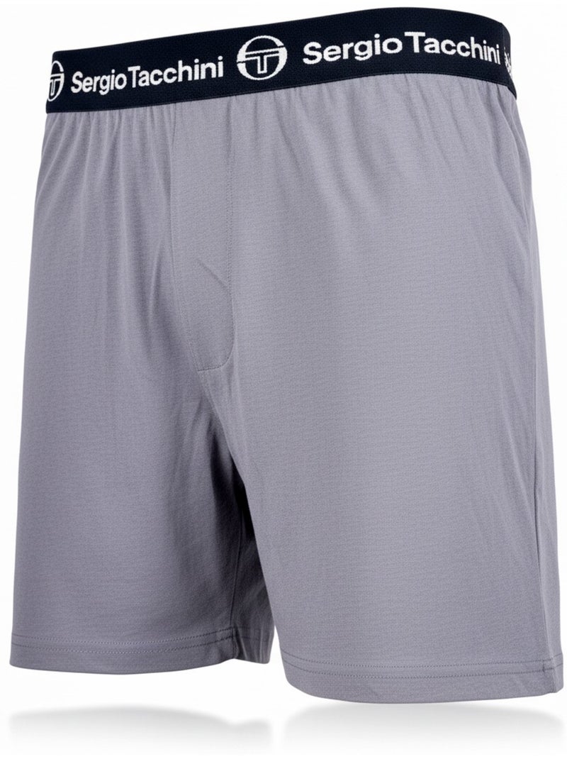 Pijama Curto Homem SERGIO TACCHINI Branco/Jeans - Kiabi