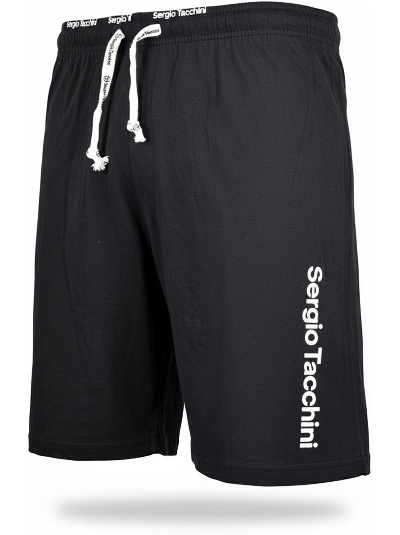 Pijama Curto Homem SERGIO TACCHINI Cinza-preto cinza - Kiabi