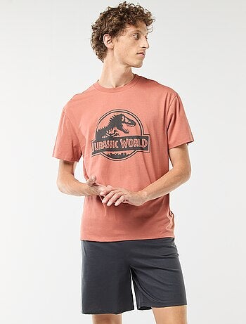 Pijama curto 'Jurassic World' com t-shirt + calções - 2 peças