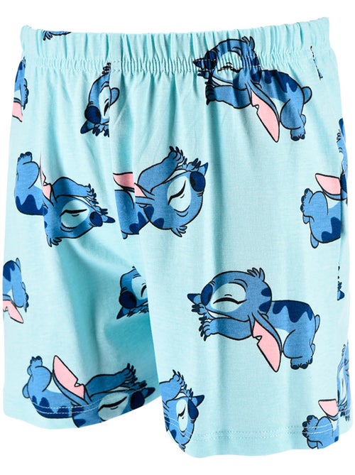 Pijama curto lilo & stitch branco menina | licença oficial - Kiabi