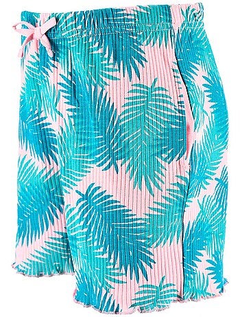 Pijama curto lilo & stitch rosa menina | licença oficial