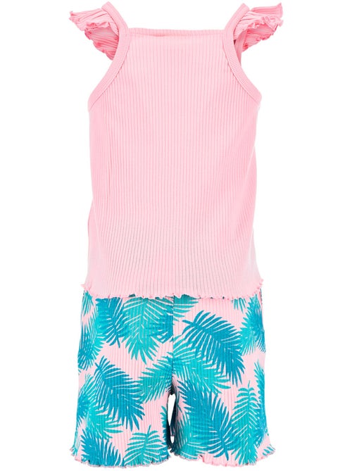 Pijama curto lilo & stitch rosa menina | licença oficial - Kiabi Pijama curto lilo & stitch rosa menina | licença oficial - Kiabi