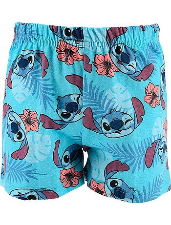 Pijama curto lilo & stitch rosa menina | licença oficial