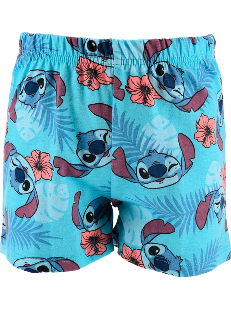 Pijama curto lilo & stitch rosa menina | licença oficial Rosa - Kiabi