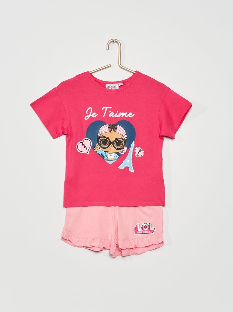 Pijama curto  'L.O.L. Surprise!' - 2 peças ROSA - Kiabi