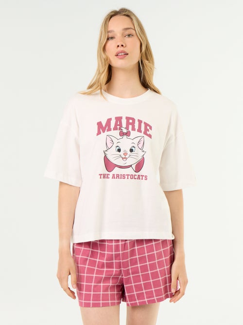 Pijama curto 'Marie' - 2 peças - Kiabi Pijama curto 'Marie' - 2 peças - Kiabi