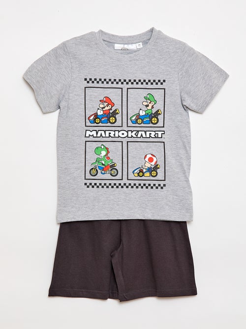 Pijama curto 'Mario' 2 peças - Kiabi Pijama curto 'Mario' 2 peças - Kiabi