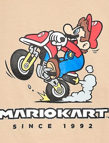 Pijama curto 'Mario Kart' + t-shirt - 2 peças