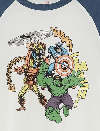 Pijama curto 'Marvel' - 2 peças