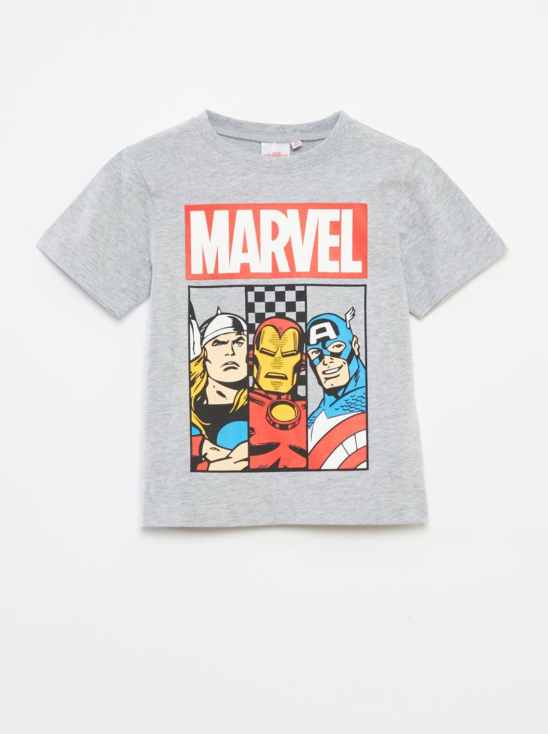 Pijama curto 'Marvel'  - 2 peças CINZA - Kiabi
