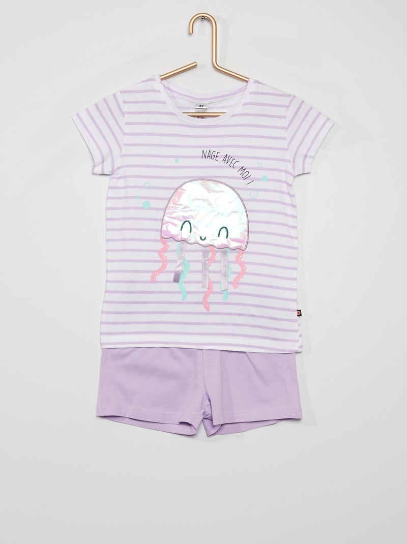 Pijama curto 'medusa' VIOLETA - Kiabi