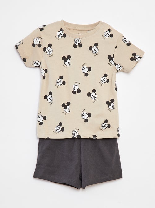 Pijama curto 'Mickey' - 2 peças - Kiabi