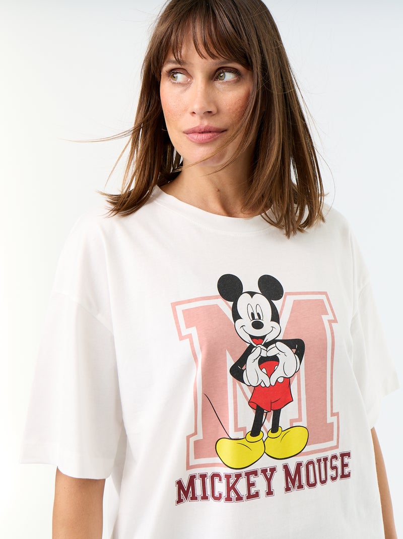 Pijama curto 'Mickey' - 2 peças Branco - Kiabi