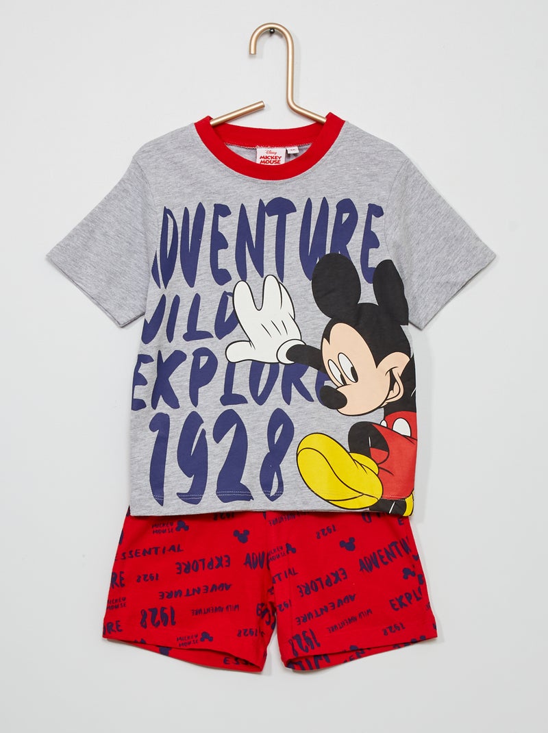 Pijama curto 'Mickey' CINZA - Kiabi
