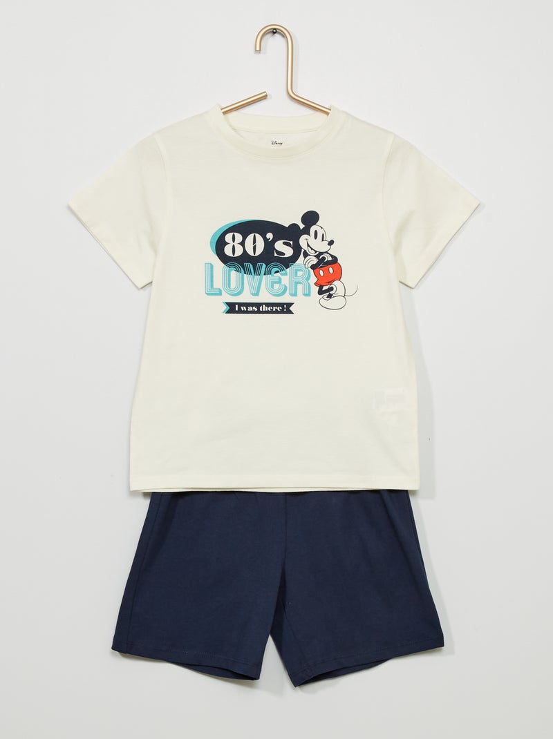 Pijama curto 'Mickey' 'Disney' BRANCO - Kiabi