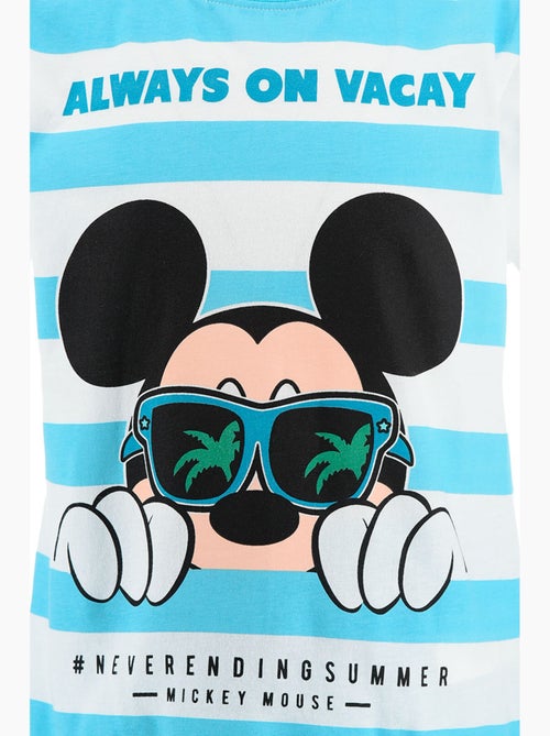 Pijama curto mickey mouse azul menino | licença oficial - Kiabi Pijama curto mickey mouse azul menino | licença oficial - Kiabi