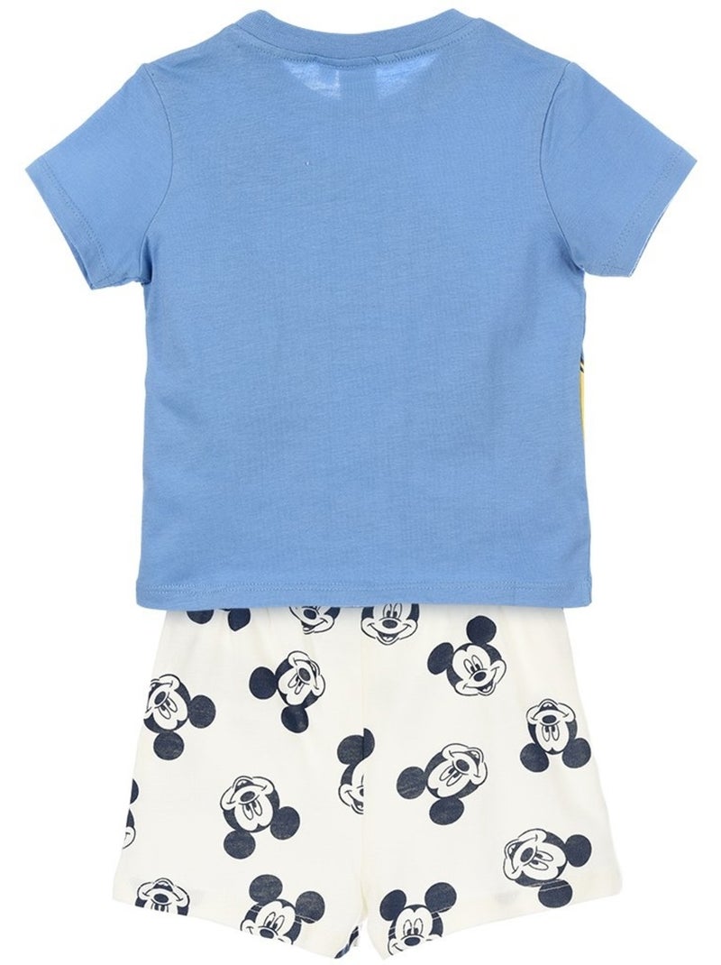 Pijama curto mickey mouse menino | licença oficial Azul - Kiabi