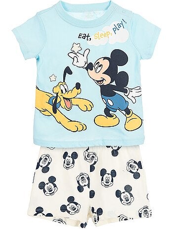 Pijama curto mickey mouse menino | licença oficial