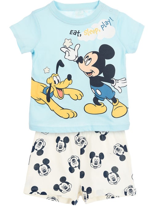 Pijama curto mickey mouse menino | licença oficial - Kiabi
