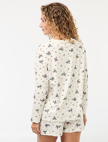 Pijama curto 'Minnie' 'Disney' - 2 peças