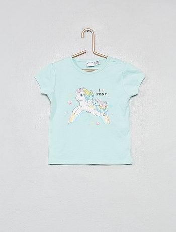 Pijama curto 'O meu pequeno pónei' - Kiabi