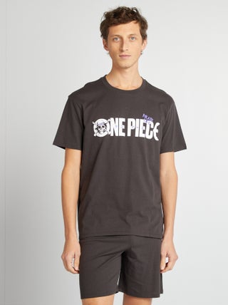 Pijama curto 'One Piece' - 2 peças