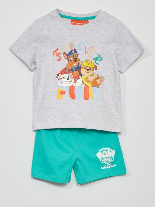Pijama curto 'Patrulha Pata' - 2 peças - Kiabi