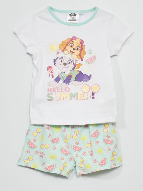 Pijama curto 'Patrulha Pata' - 2 peças - Kiabi