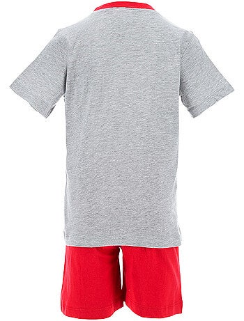 Pijama curto paw patrol cinzento menino | licença oficial