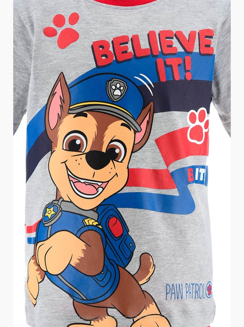 Pijama curto paw patrol cinzento menino | licença oficial Cinza - Kiabi