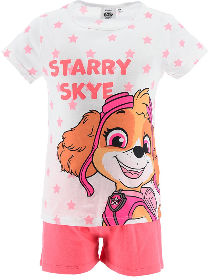 Pijama curto paw patrol coral menina | licença oficial Coral - Kiabi