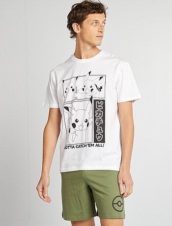 Pijama curto 'Pokémon' - 2 peças