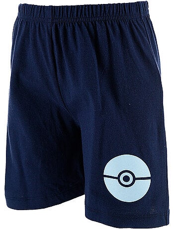 Pijama curto pokémon azul menino | licença oficial