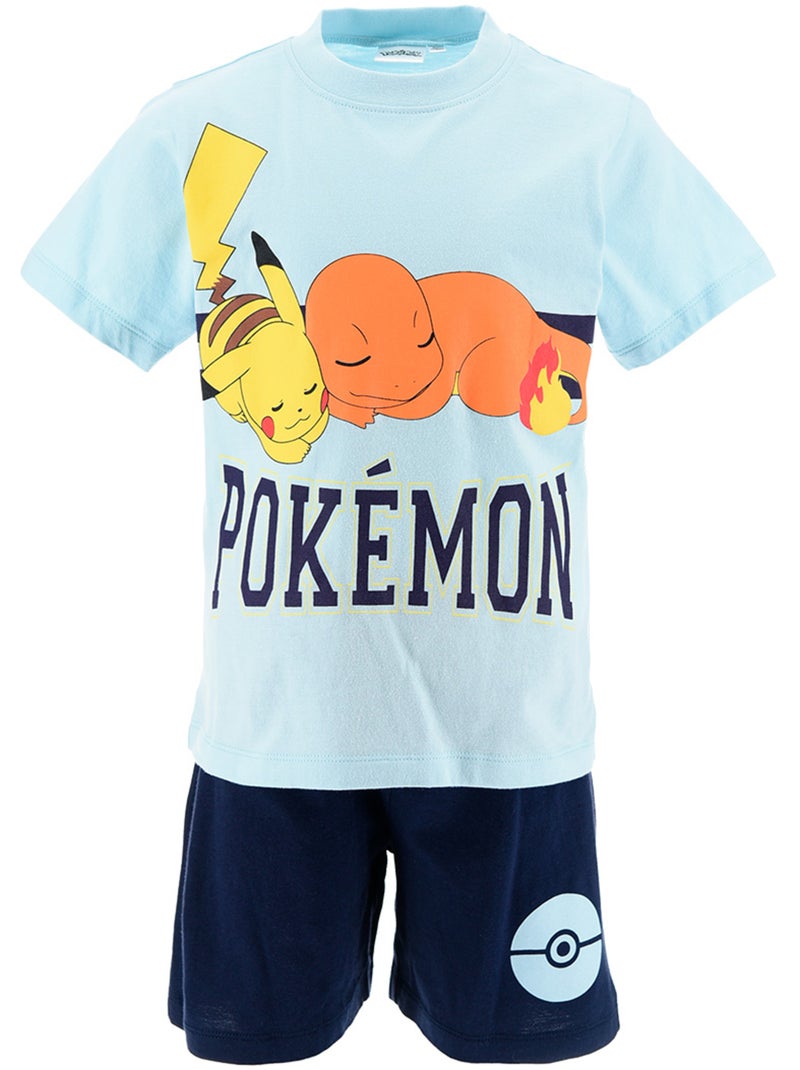 Pijama curto pokémon azul menino | licença oficial Azul - Kiabi